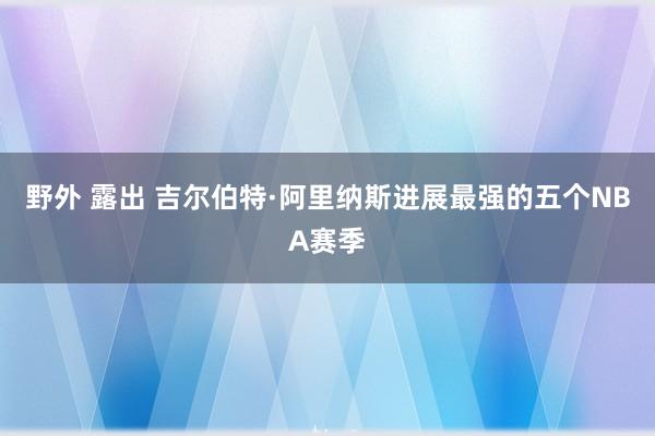 野外 露出 吉尔伯特·阿里纳斯进展最强的五个NBA赛季
