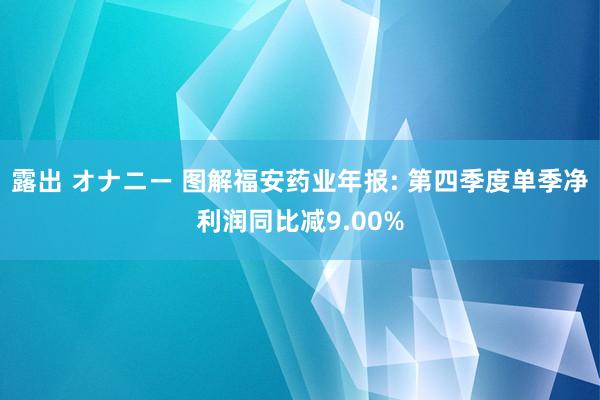 露出 オナニー 图解福安药业年报: 第四季度单季净利润同比减9.00%